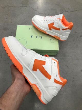 Zapatillas Off-White Blancas y Naranja