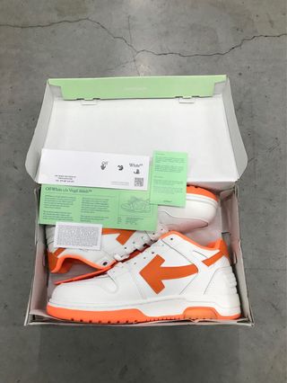 Zapatillas Off-White Blancas y Naranja
