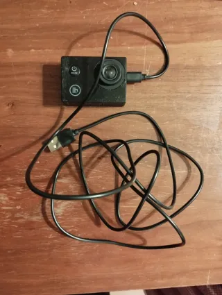 Cámara de acción GoPro con accesorios