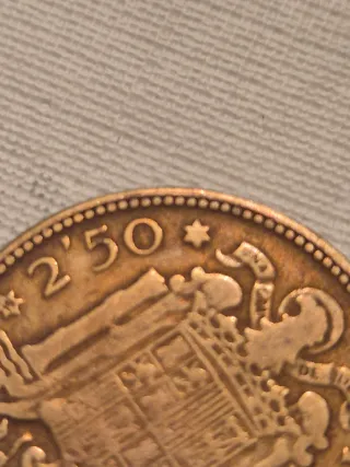Moneda 2.50 Pesetas 1953 Franco
