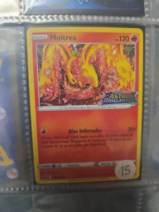 Moltres SWSH185 Carta Pokémon