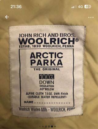 Woolrich Giubbino Taglia M Made in USA