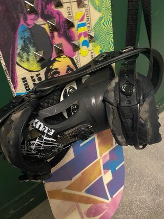 Tabla Snowboard NITRO 145cm con Fijaciones FLUX