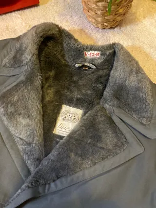 Abrigo Retro Vintage España 90s Gris