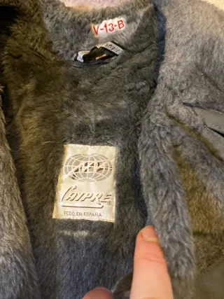 Abrigo Retro Vintage España 90s Gris