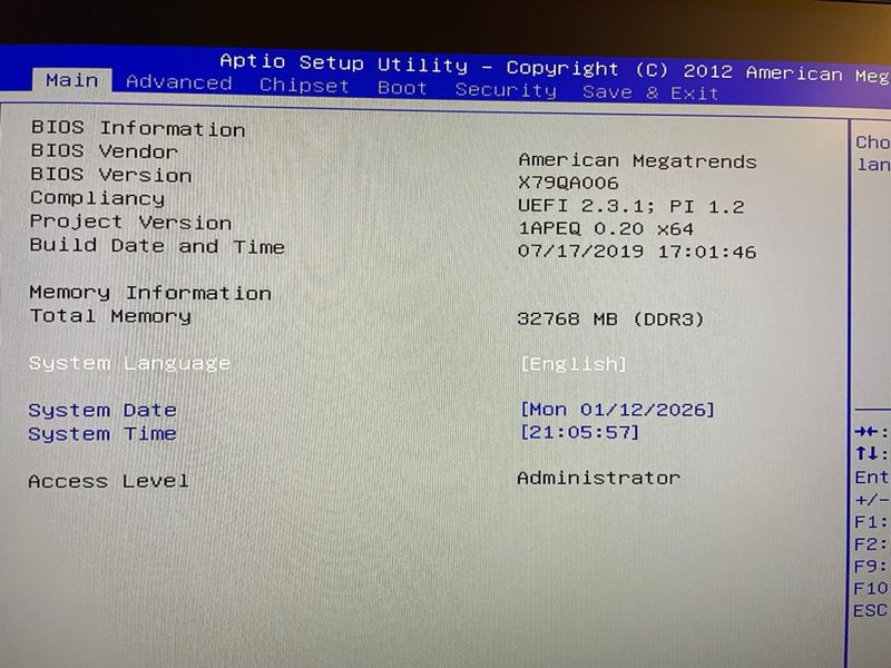 PC X79 Xeon E5-2689 + 32GB ECC