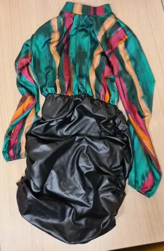 Vestido dos piezas estampado