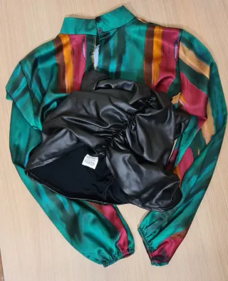 Vestido dos piezas estampado