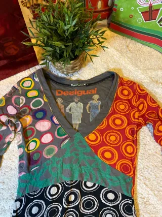 Vestido Desigual Multicolor Talla L