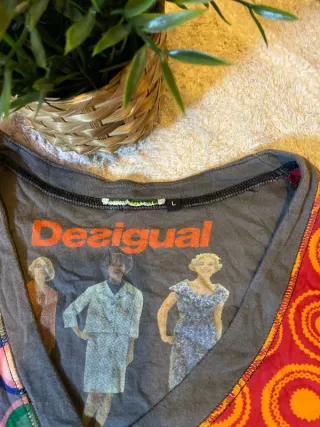 Vestido Desigual Multicolor Talla L