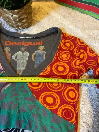 Vestido Desigual Multicolor Talla L