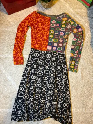 Vestido Desigual Multicolor Talla L