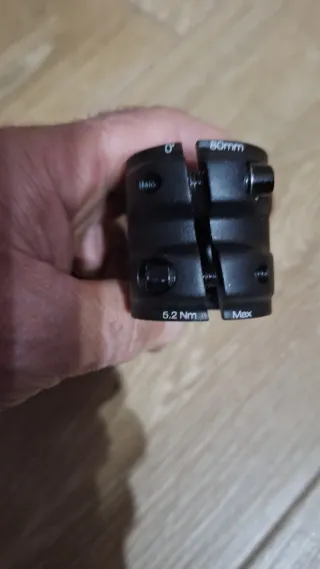 Potencia Bicicleta Negra