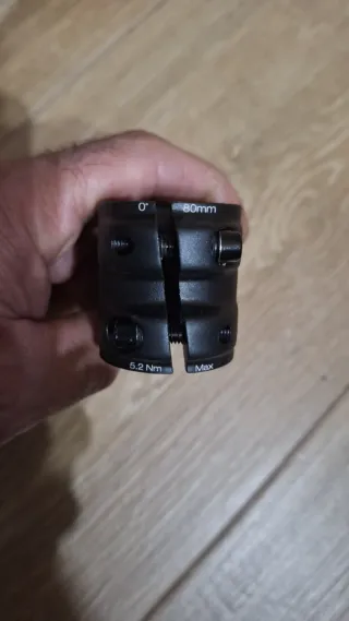 Potencia Bicicleta Negra