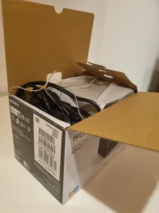 Radio y despertador Sony ICF-C1 Negra.