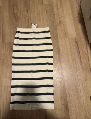 Falda larga a rayas