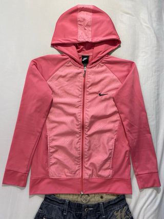 Chaqueta Nike Rosa con Capucha
