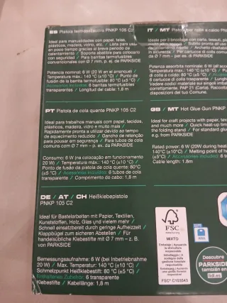 Pistola Termoselladora Parkside PNKP 105 C2