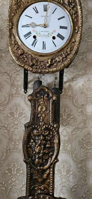 ⚜️Reloj de Pared Antiguo Dorado Moet⚜️