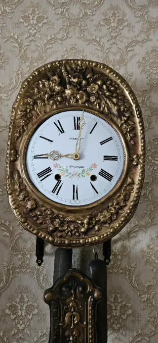 ⚜️Reloj de Pared Antiguo Dorado Moet⚜️