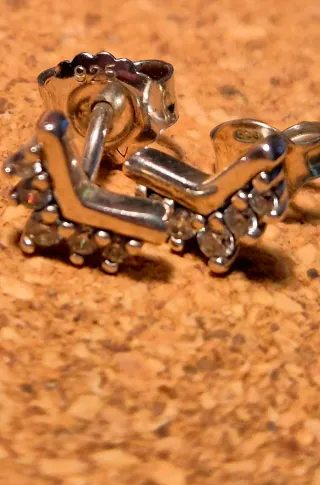 Pendientes Swarovski Plata