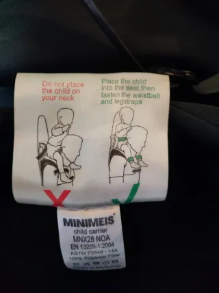 Mochila portabebés MINIMEIS