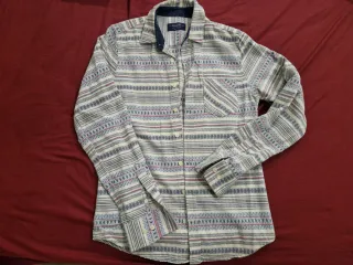 Camisa de franela estampada para hombre