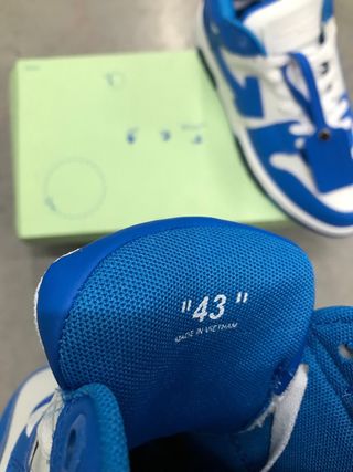 Zapatillas Off-White Azules y Blancas