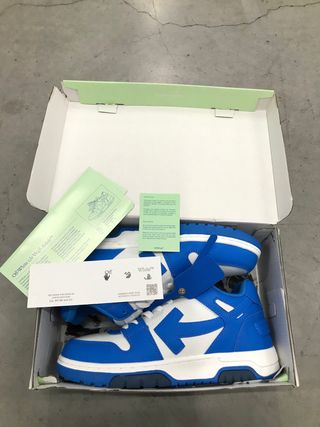 Zapatillas Off-White Azules y Blancas