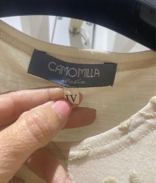 Twin set Camomilla beige taglia unica