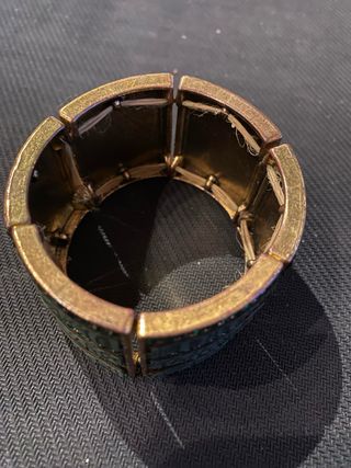 Bracciale donna oro e verde