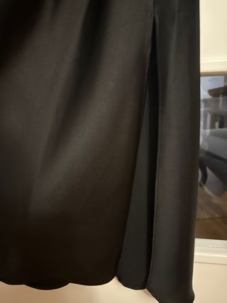 Vestido negro largo tirantes