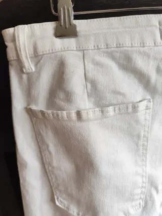 Tejano Blanco Zara Talla 46