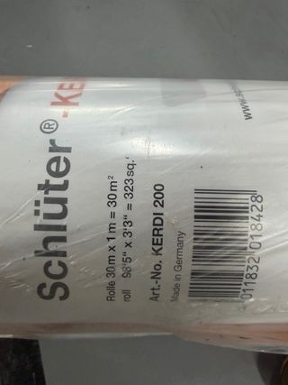 2 Rollos Lámina Impermeabilizante Schluter Kerdi