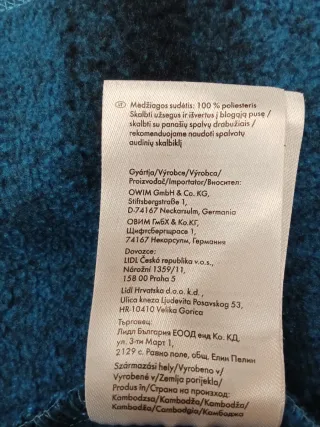 Sudadera niño azul y negro rayas