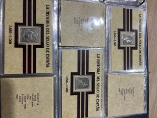 Álbum de Sellos de plata de ley 1850-1900