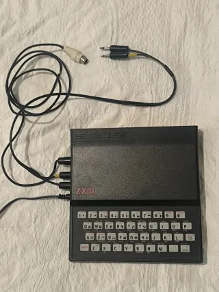 Sinclair ZX81 Ordenador Clásico.