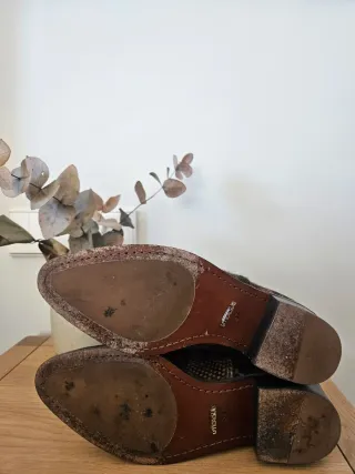 Botines Uterqüe serpiente talla 37