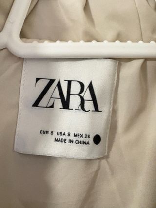 Chaqueta Zara Beige Talla S