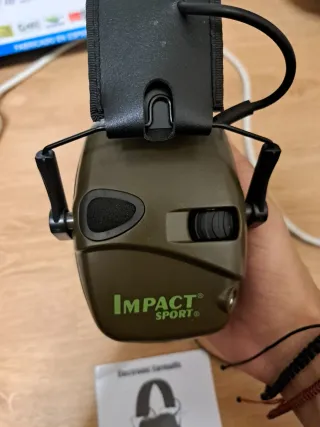 Cascos Electrónicos Tiro Plegables