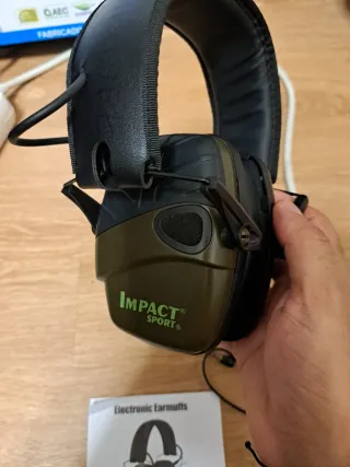 Cascos Electrónicos Tiro Plegables