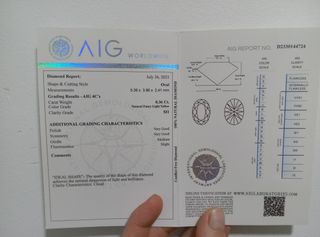 Diamante Oval 0.36 Cts N.F.L.Yellow SI1