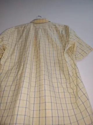 Camisa Cortefiel Cuadros Manga Corta Talla M