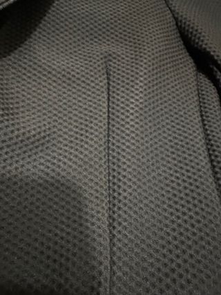 Americana negra texturizada