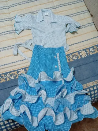 Traje Gitana 2 Piezas Talla 2