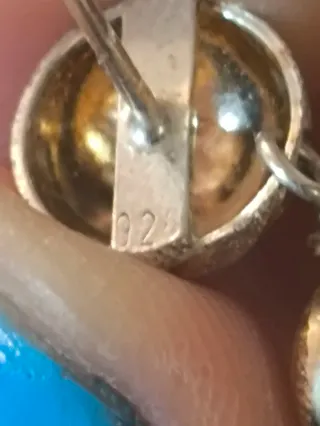 Pendientes bolas remolino plata