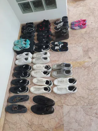 Lote 19 Zapatillas Deportivas Variadas VER!