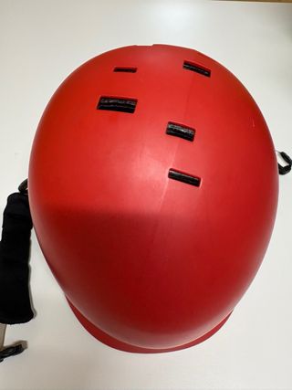 Casco de esquí infantil Scott rojo