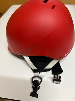 Casco de esquí infantil Scott rojo
