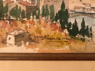 Acuarela de Masri Forente FLORENCIA